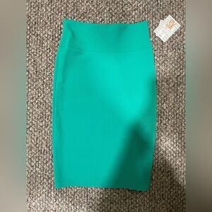 NWT LuLaRoe Sky Teal Pencil Skirt
